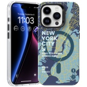 Чехол Benks MagClap City New York для iPhone 15 Pro Max (MagSafe)