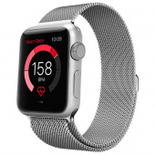 Браслет стальной Milanese Loop для Apple Watch 42, 44, 45mm