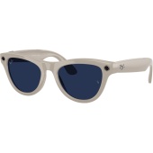Умные очки Ray-Ban Skyler, светло‑серая оправа, Фотохром: Прозрачные - Сапфировые