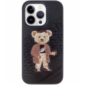 Чехол iPhone 14 Pro Max Накладка Кожзам Crete Santa Barbara Polo&Racquet Club