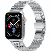 Браслет стальной WiWU Seven Beads Steel Belt для Apple Watch 42, 44, 45mm