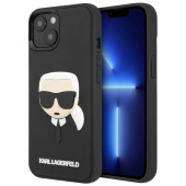Чехол iPhone 14 Накладка Пластик Karl Lagerfeld 3D Rubber Karl's head Hard