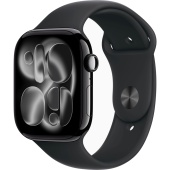 Apple Watch Series 11 (42mm) Алюминиевый корпус, Черный глянец, Sport Band (без RuStore)