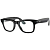 Умные очки Ray-Ban Wayfarer, черная глянцевая оправа, Прозрачные линзы, M