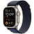 Apple Watch Ultra 2 2024 (49mm) Натуральный титан, Alpine Loop, Темно-синий (без RuStore) 