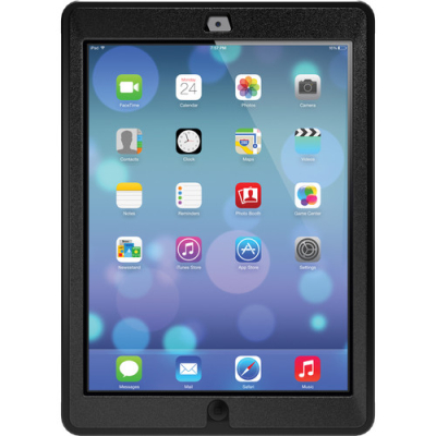 Чехол iPad Air Накладка Пластик Противоударный Otter Defender (iPad Air Otter Defender Накладка Черный)