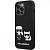 Чехол iPhone 13 Pro Max Накладка Силикон Karl Lagerfeld Liquid Silicone Karl&Choupette Hard
