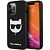 Чехол iPhone 13 Pro Max Накладка Силикон Karl Lagerfeld Liquid Silicone Choupette (Magsafe)
