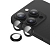 Защитное стекло Benks GlassWarrior на камеру для iPhone 15 Pro, 15 Pro Max, Металлический ободок