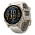 Garmin Fenix 8 43mm Amoled Sapphire, Золотистый корпус, Дымчато-серый силиконовый ремешок 
