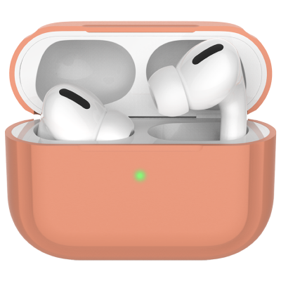 Чехол силиконовый Deppa для AirPods Pro (Чехол силиконовый Deppa Оранжевый)