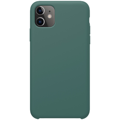 Чехол iPhone 11 Накладка Силикон Nillkin Flex Case (iPhone 11 Накладка Темно-зеленый)